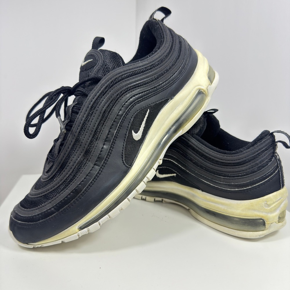 Nike Air Max 97 Running Shoes Mens 11.5 Black White Sneakers Low Top Athletic‎
